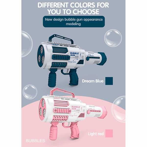 اسباب تفنگ حباب ساز اتوماتیک شارژی بازوکا 66-BUBBLE GUN 17 — تصویر ۸
