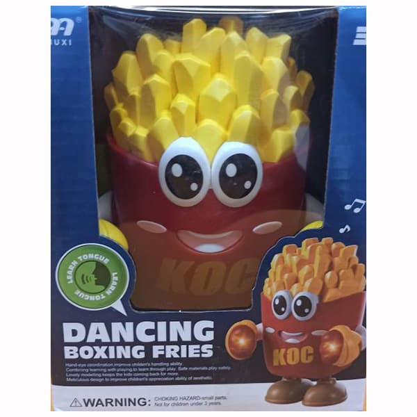 اسباب‌بازی موزیکال و رقصنده طرح سیب‌زمینی سرخ‌کرده Dancing Boxing Fries R24S