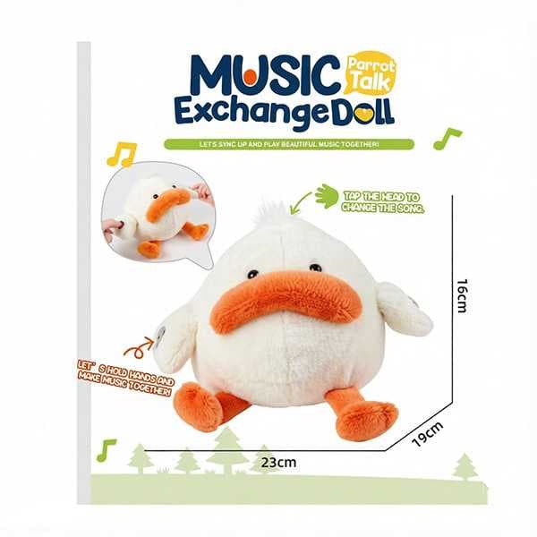 عروسک پولیشی اردک موزیکال و تعاملی مدل Music Exchange Doll 988-88 — تصویر ۳