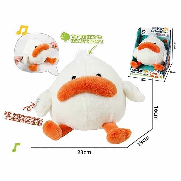 عروسک پولیشی اردک موزیکال و تعاملی مدل Music Exchange Doll 988-88 — تصویر ۶