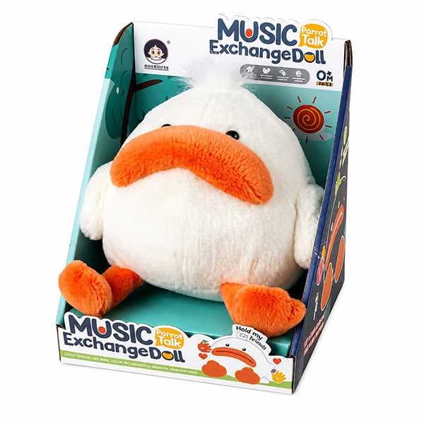 عروسک پولیشی اردک موزیکال و تعاملی مدل Music Exchange Doll 988-88