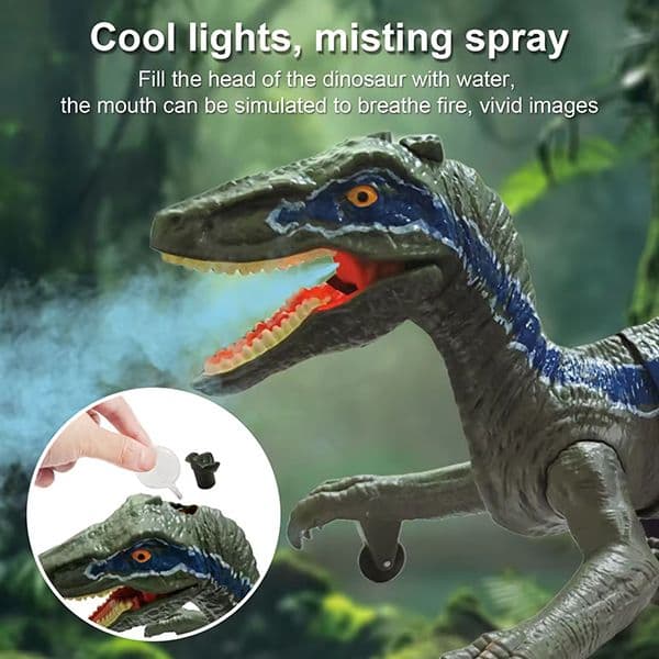 دایناسور کنترلی شارژی دودزا 2.4G کد Dinosaur RS073-1 — تصویر ۴