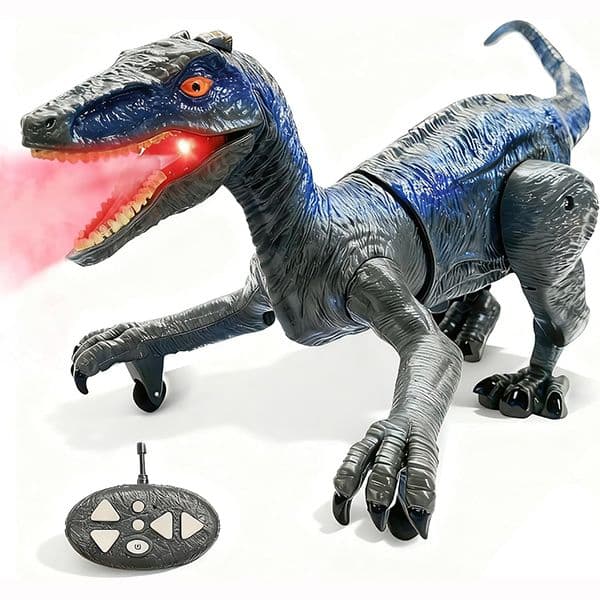 دایناسور کنترلی شارژی دودزا 2.4G کد Dinosaur RS073-1 — تصویر ۲