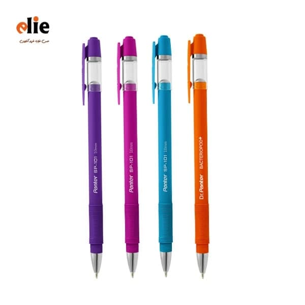 خودکار رنگی 1 میل پنتر مدل SP101 بسته 4 عددی