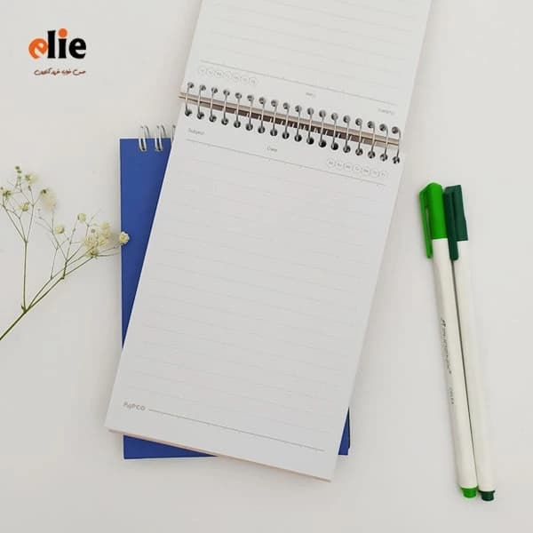 دفترچه یادداشت سیمی پاپکو جلد سخت طرح 26 — تصویر ۳