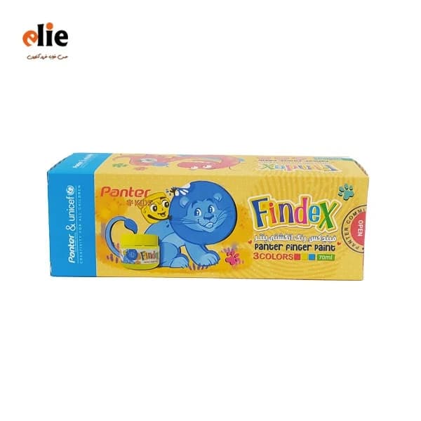 رنگ انگشتی 3 رنگ پنتر 70 میل سری Findex
