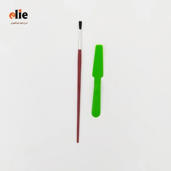 گواش 12 رنگ کوچک آریا جعبه طلقی — تصویر ۴