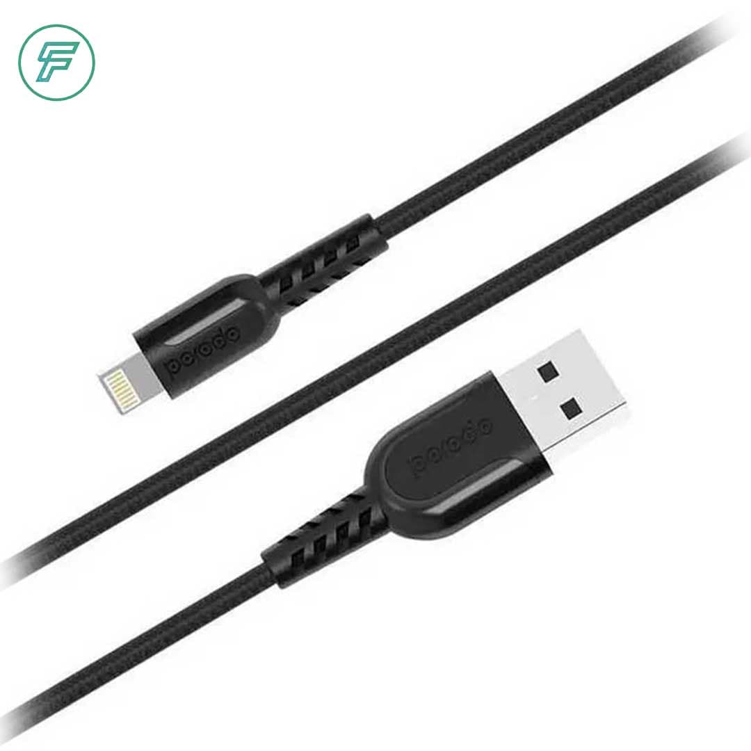 کابل پرودو USB TO LIGHTNING مدل BRAIDED METALLIC BABLE — تصویر ۲