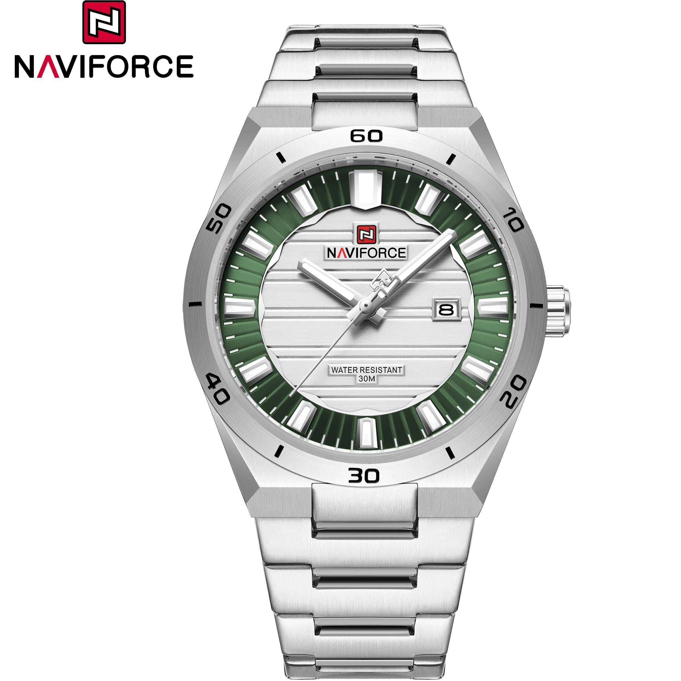 ساعت مچی مردانه نیوی فورس NAVIFORCE مدل NF 9268 sgns