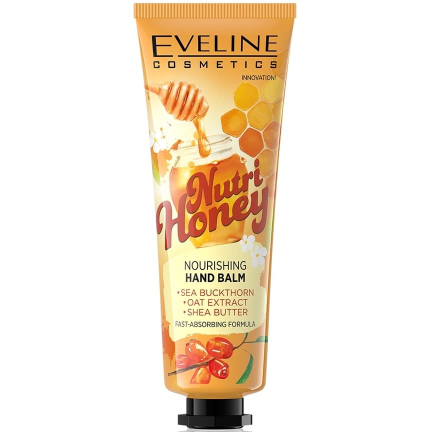 بالم مغذی دست عسل اولاین اصل Eveline Nutri Honey حجم 50 میلی لیتر