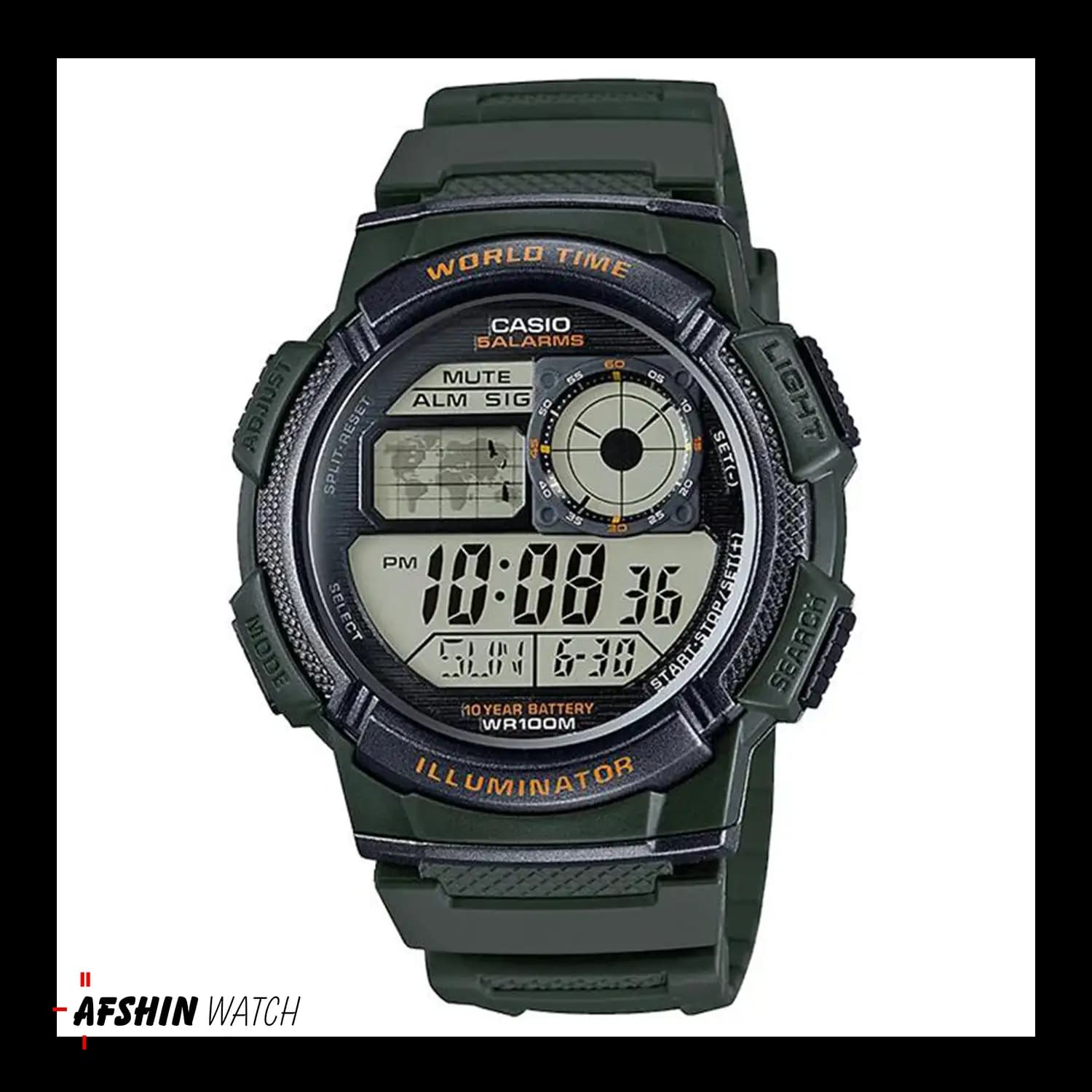 ساعت مچی اسپرت کاسیو Casio مدل AE-1000W-3A — تصویر ۶