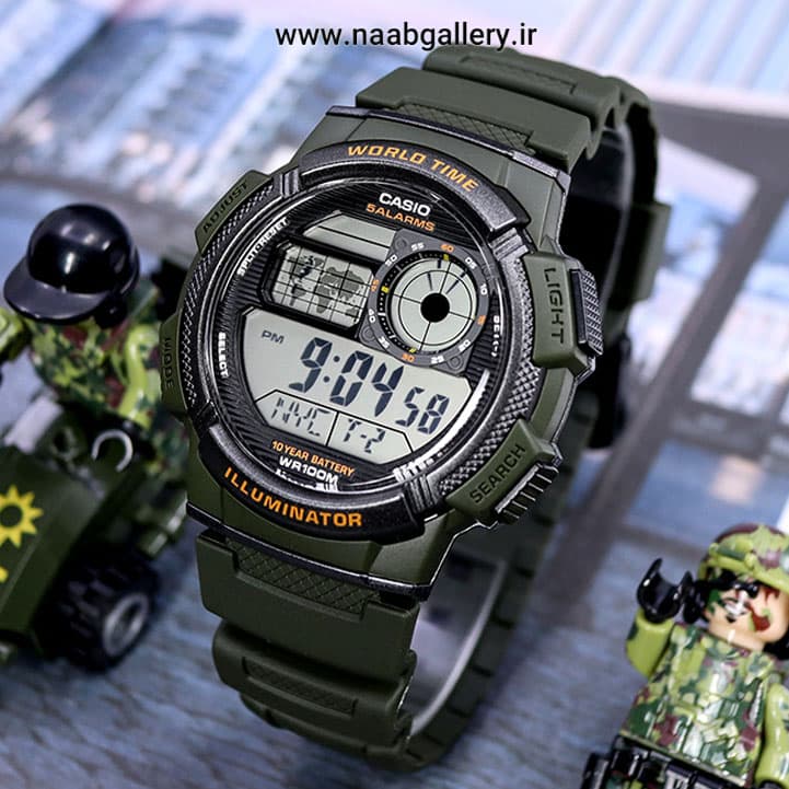 ساعت مچی اسپرت کاسیو Casio مدل AE-1000W-3A — تصویر ۱۰