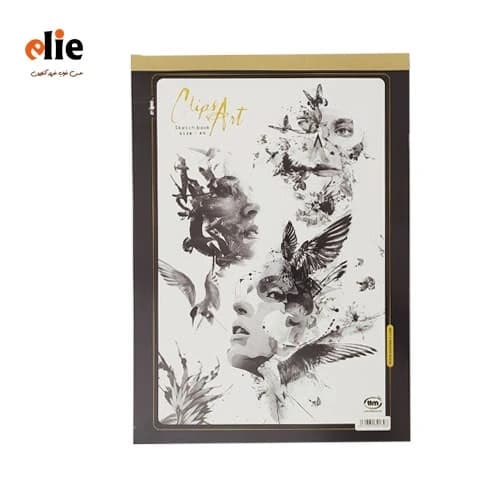 دفتر طراحی A4 کلیپس طرح 004