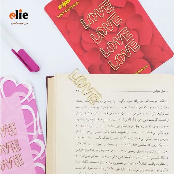 گیره کاغذ فانتزی کلیپس طرح C12 — تصویر ۲