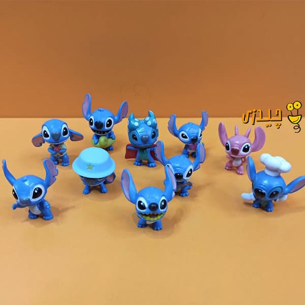 مجموعه 10 عددی فیگور استیج (Stitch) کدYH1021 — تصویر ۲