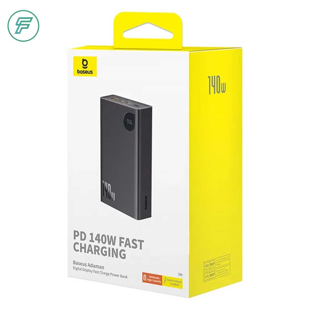 پاوربانک بیسوس مدل Adaman PD 140W Fast Charging ظرفیت 24000 میلی آمپر ساعت — تصویر ۵