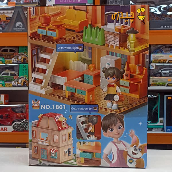 لگو خانه عروسکی 186 تکه فیلو FEELO GENIUS ARCHITECT کد1801 — تصویر ۵