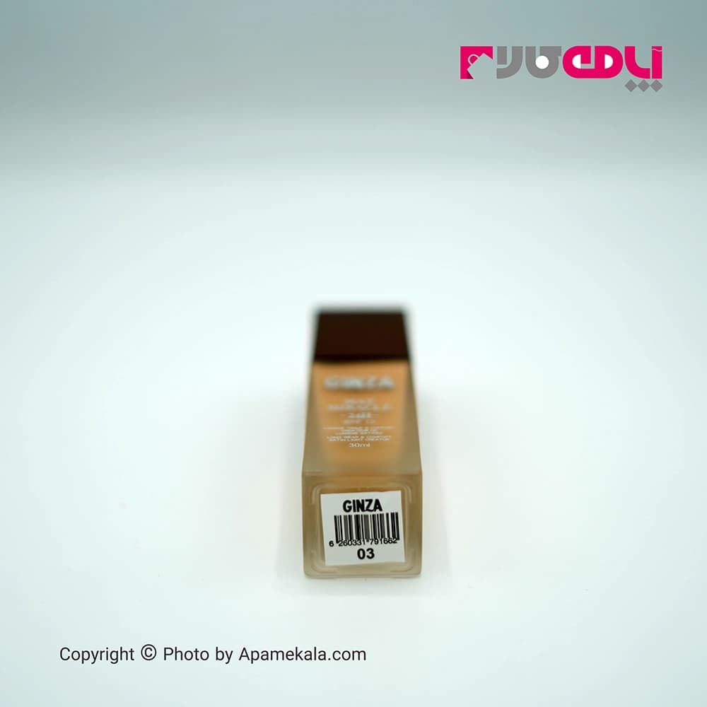 کرم پودر GINZA شماره 06 30ml — تصویر ۴