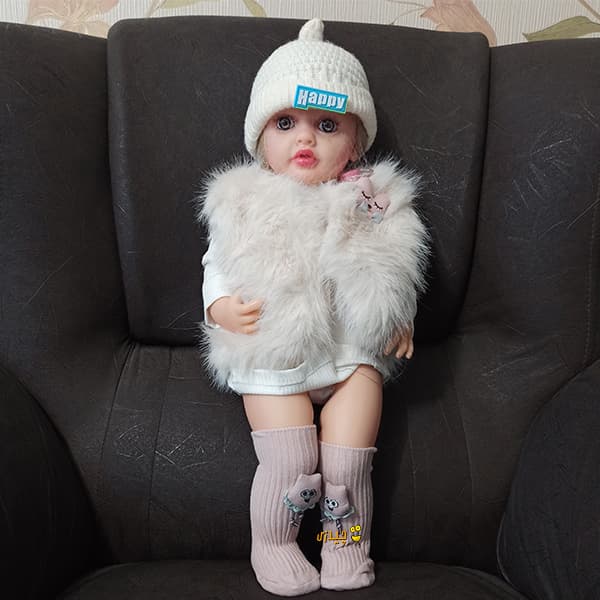 عروسک سیلیکونی هوشمند 55 سانتی کد CH4