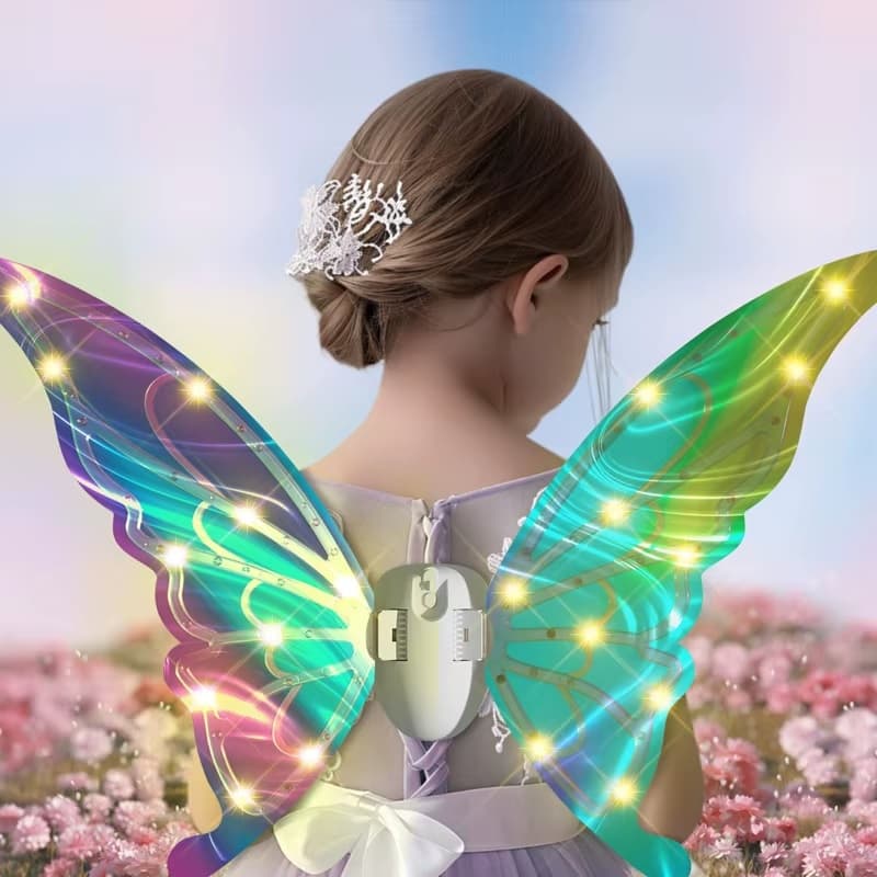 بال فرشته چراغ دار متحرک کد 21-606 — تصویر ۲