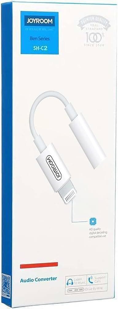 مبدل لایتنینگ به جک 3.5 میلیمتری JOYROOM SH-C2 — تصویر ۲