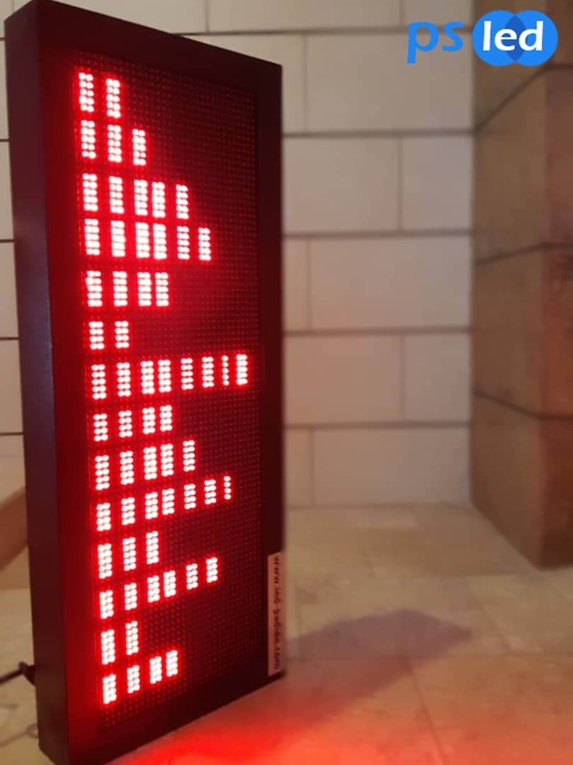 تابلو روان قرمز سایز 106*42 — تصویر ۶