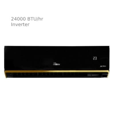 کولر گازی 24000 اینورتر Black Series گرین مدل GWS-H24P1T1A-HE