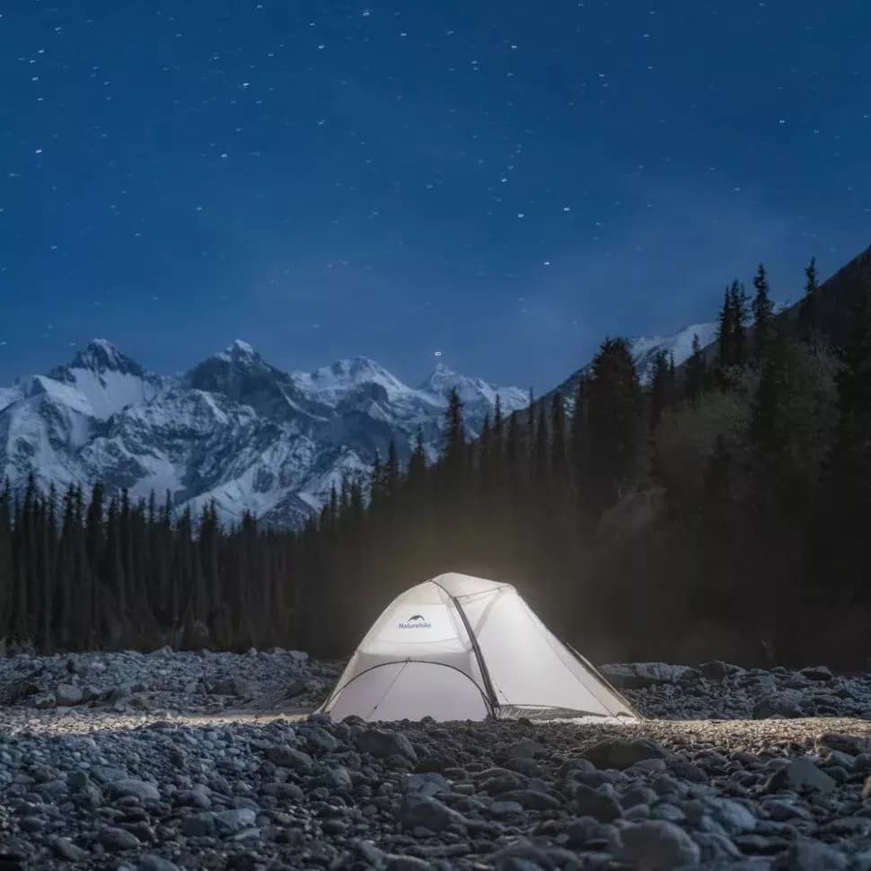 چادر دو نفره فوق سبک نیچرهایک مدل Star River UL hiking | چادر کوهنوردی با وزن ۱۶۰۰ گرم، نایلون ۱۵D سیلیکونی، آلومینیوم Yuksom – مناسب تمامی فصول و بارش‌های شدید — تصویر ۴