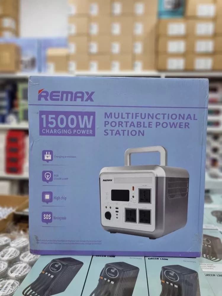 پاور استیشن ۱۵۰۰ وات ریمکس مدل RPP-569 | برق قدرتمند برای هر شرایط — تصویر ۳