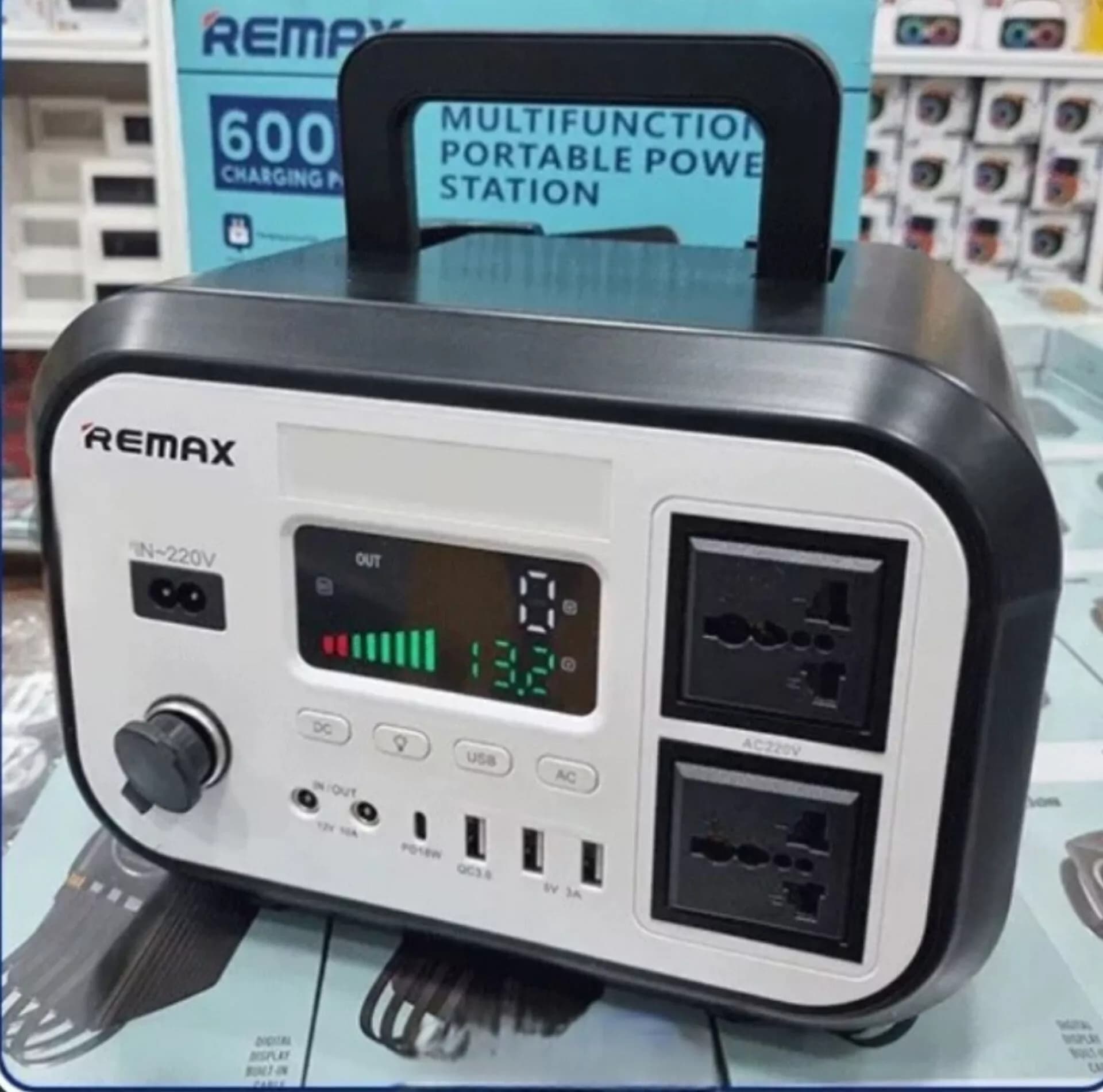 پاور استیشن ریمکس مدل RPP-567 | قدرت ۶۰۰ وات – منبع انرژی قابل حمل — تصویر ۴