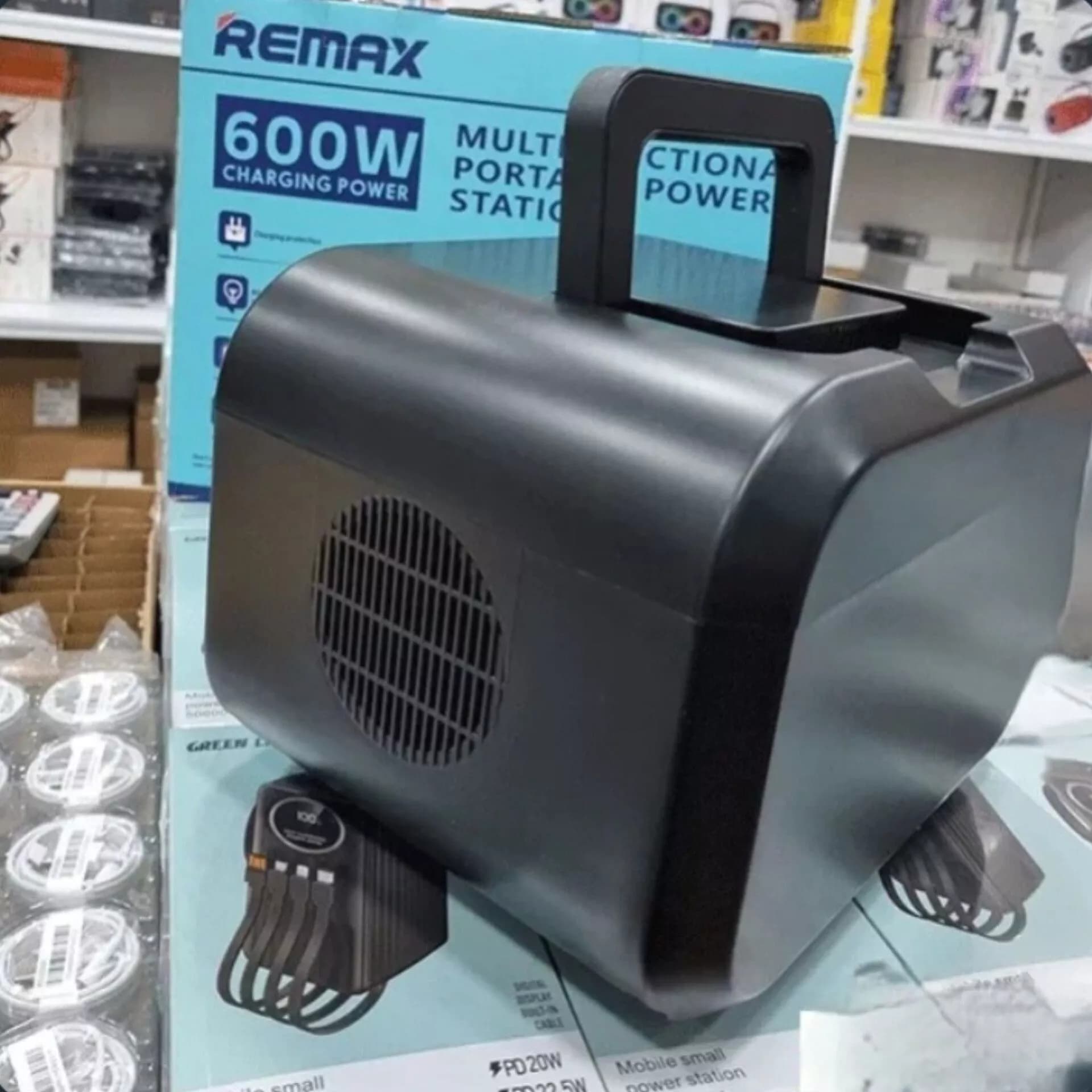 پاور استیشن ریمکس مدل RPP-567 | قدرت ۶۰۰ وات – منبع انرژی قابل حمل — تصویر ۲