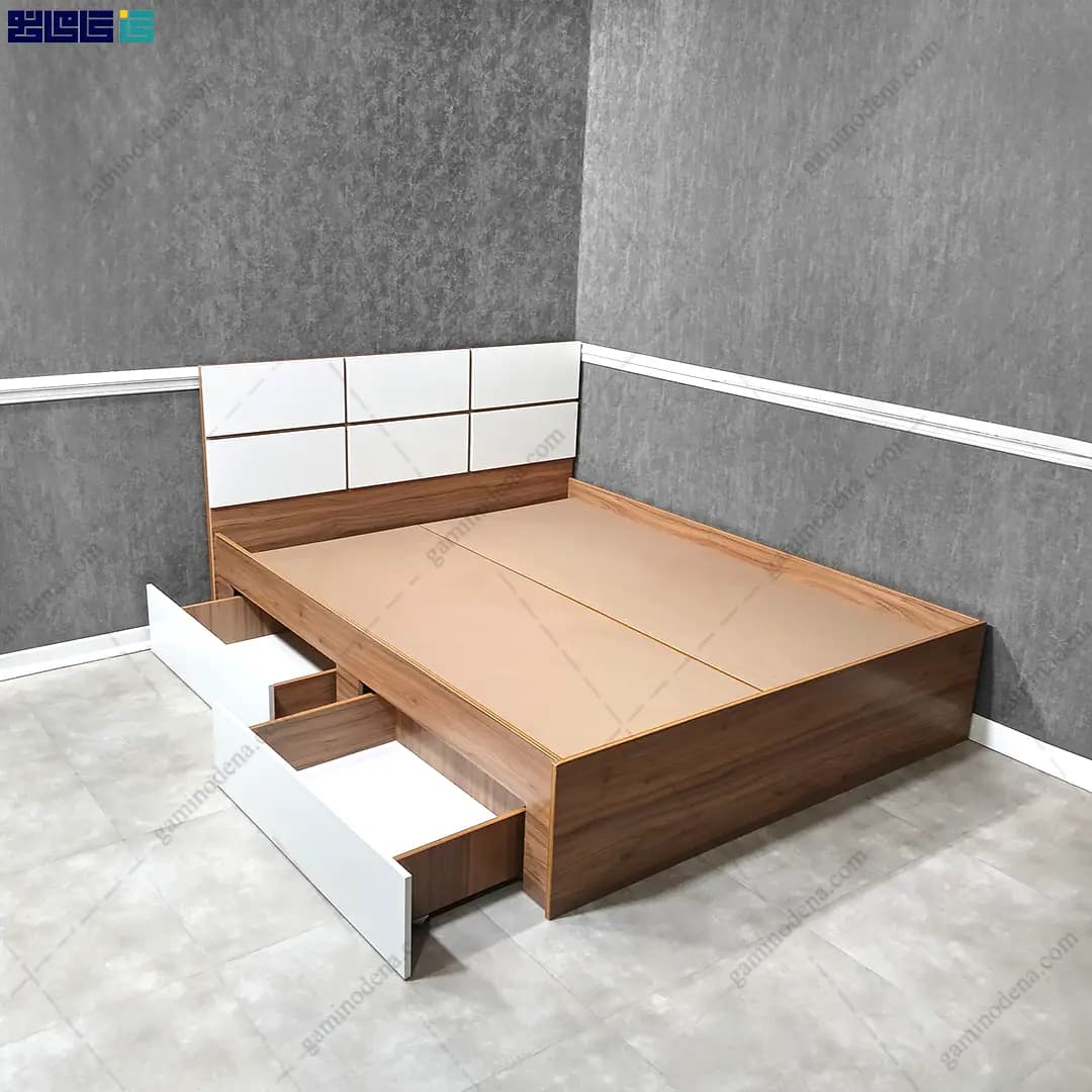 تخت خواب پسرانه مدرن داریا دو نفره — تصویر ۳