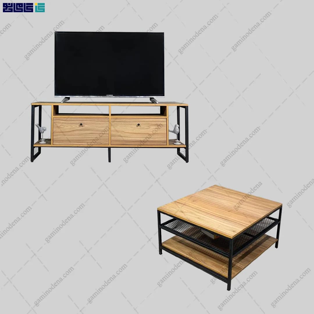 ست میز تلویزیون و جلومبلی حسام