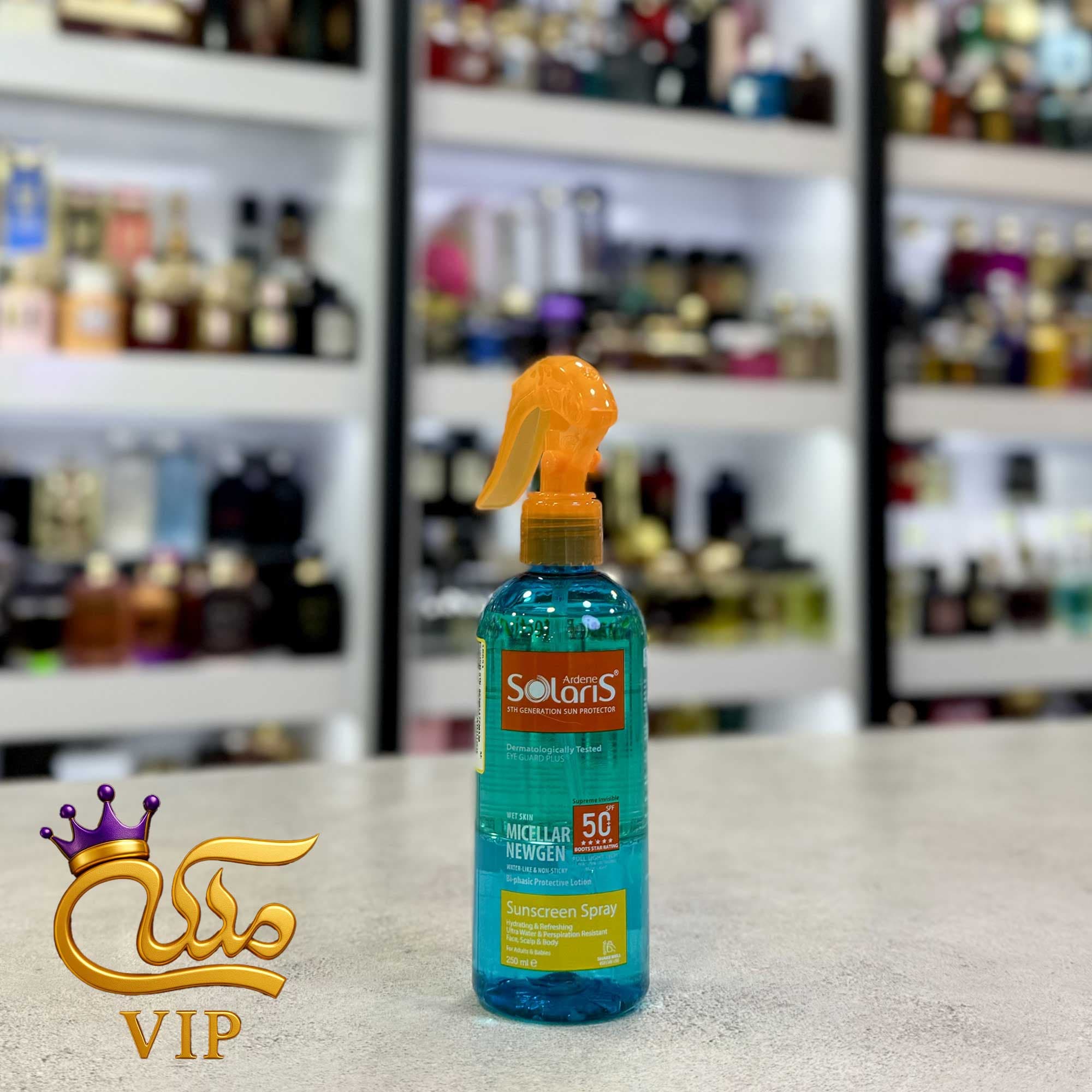 لوسیون ضد آفتاب دو فاز سولاریس مدل Micellar Newgen حجم 250 میلی لیتر — تصویر ۳