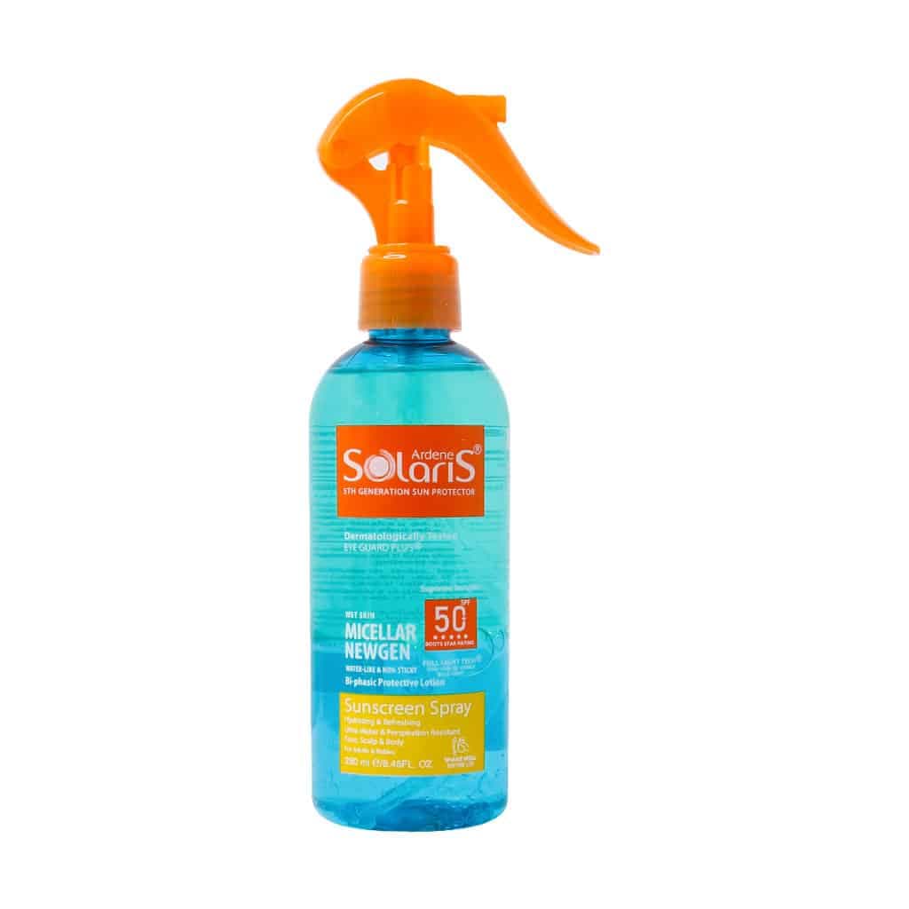 لوسیون ضد آفتاب دو فاز سولاریس مدل Micellar Newgen حجم 250 میلی لیتر — تصویر ۵