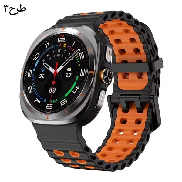 بند دو رنگ ساعت سامسونگ گلکسی واچ الترا 2 مدل Nike Marine — تصویر ۵