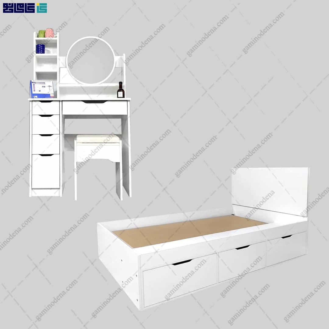 ست تخت خواب و میز آرایش ستاره