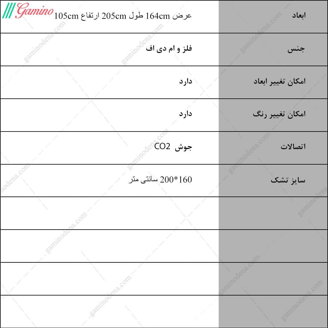 ست تخت خواب و پاتختی ستیا — تصویر ۷