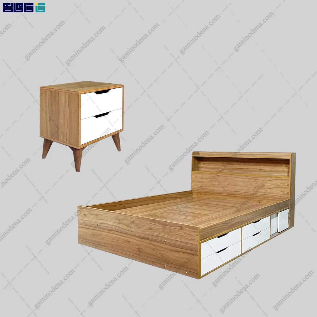 ست تخت خواب و پاتختی اسرا