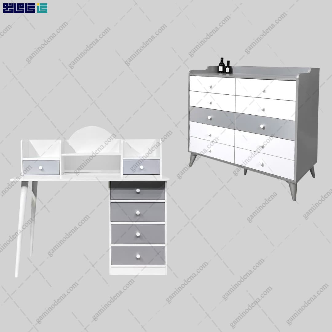 ست میز تحریر و دراور هلن