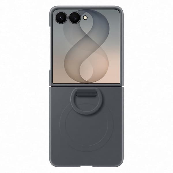 کاور سیلیکونی اصلی گلکسی Z Flip 8 با حلقه نگهدارنده — تصویر ۵