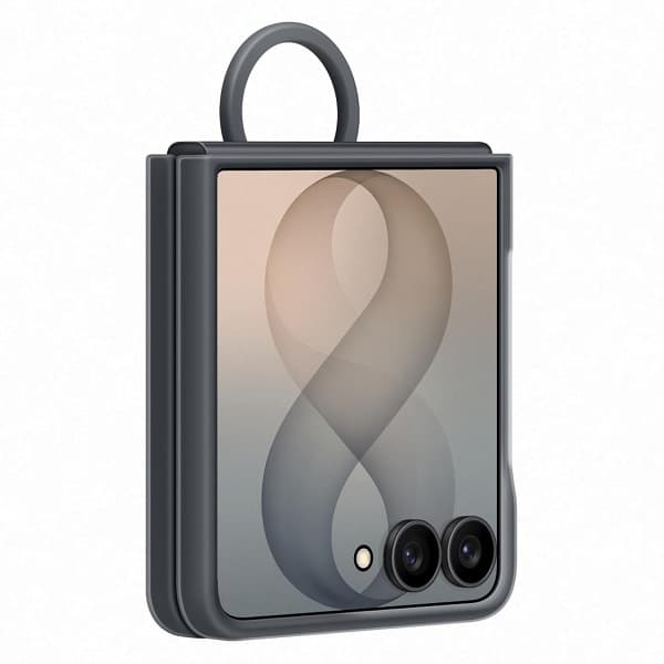 کاور سیلیکونی اصلی گلکسی Z Flip 8 با حلقه نگهدارنده — تصویر ۸