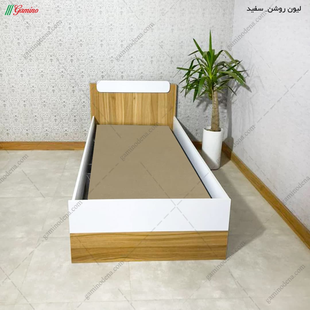 تخت خواب مینیمال مشیل 120 — تصویر ۳
