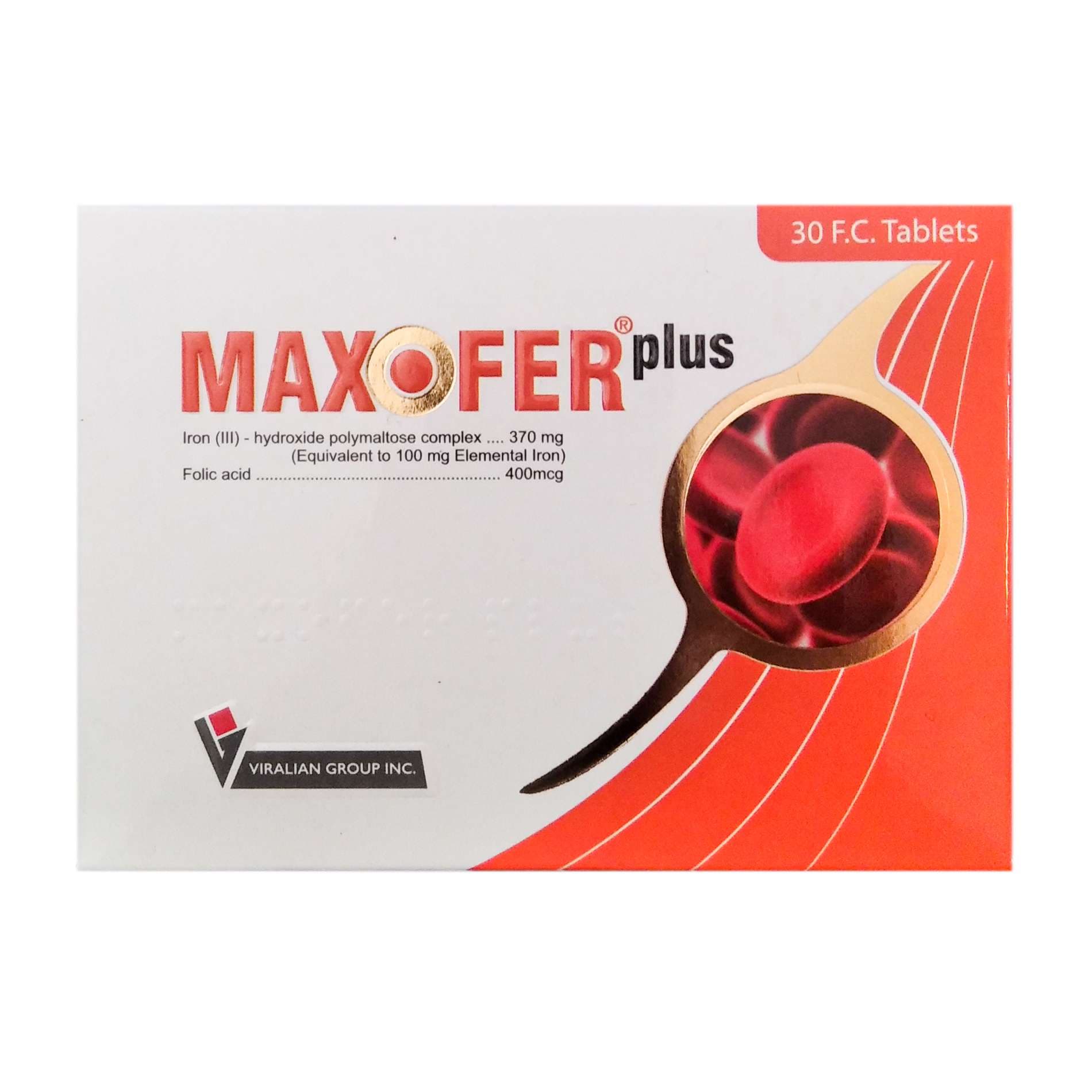 قرص مکسوفر پلاس ویرالیان گروه / Viralian Group Maxofer Plus Tablet