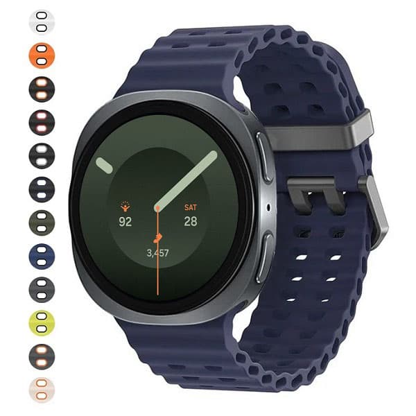 بند دو رنگ ساعت سامسونگ گلکسی واچ 9 مدل Nike Marine