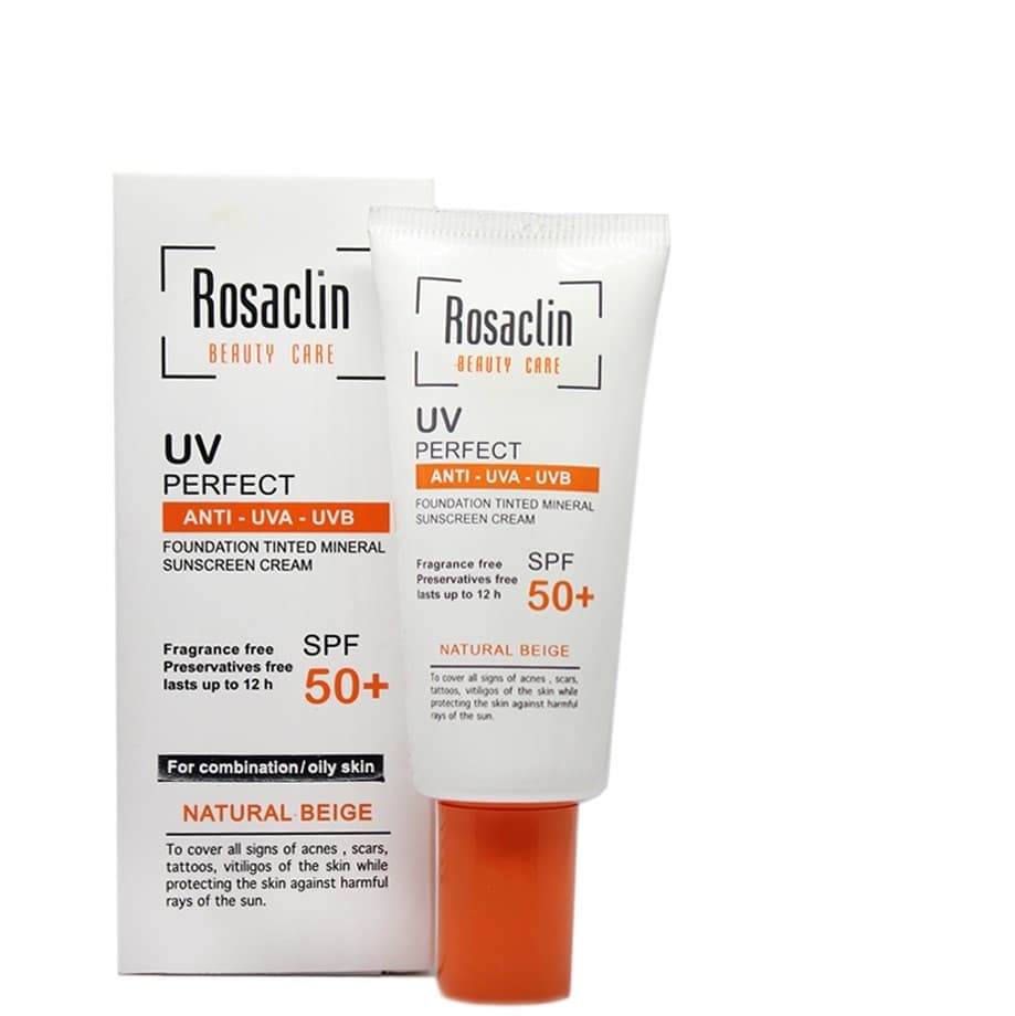 کرم ضدآفتاب پوست چرب رزاکلین (SPF50)