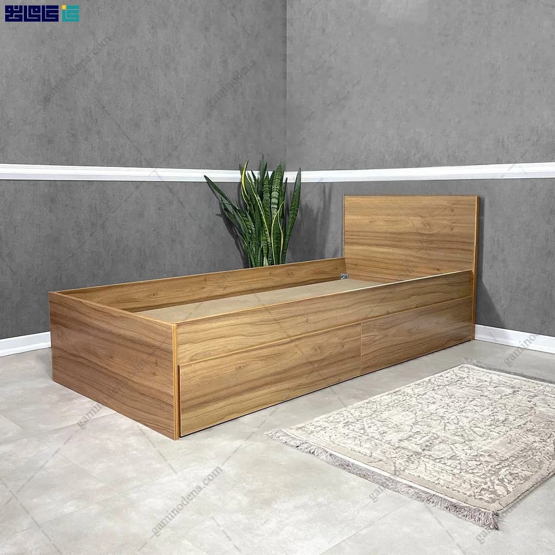 تخت خواب کشودار بهار یک نفره