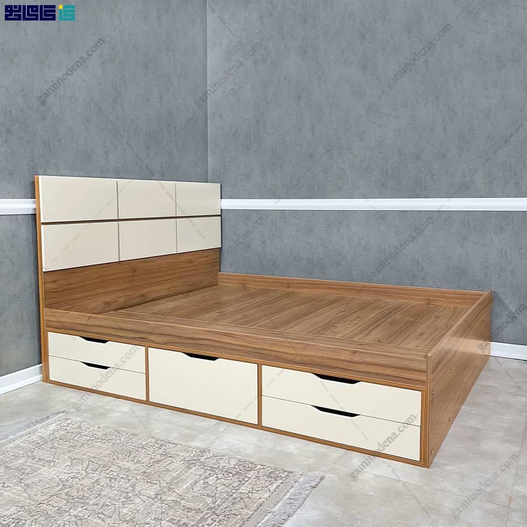 تخت خواب دخترانه مدرن امید 120