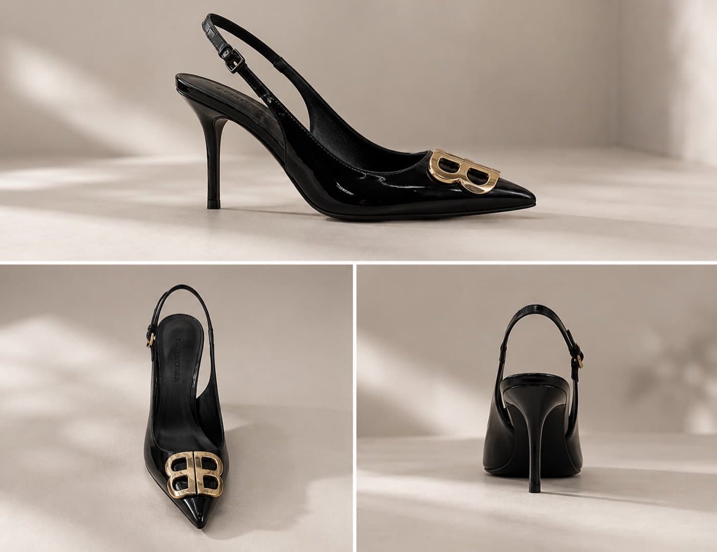 کفش پاشنه بلند وارداتی زنانه برند بالنسیاگا Balenciaga کد 2142 — تصویر ۲