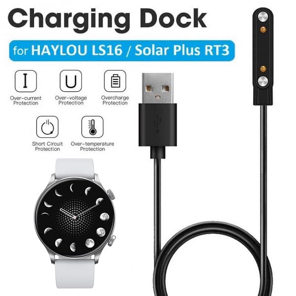 شارژر ساعت هوشمند هایلو Haylou Solar Plus LS16/RT3